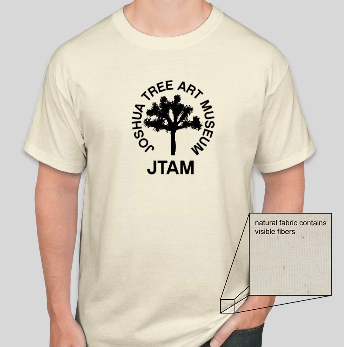 Joshua Tree Art Museum T-Shirt Tan Color L,XL,XXL