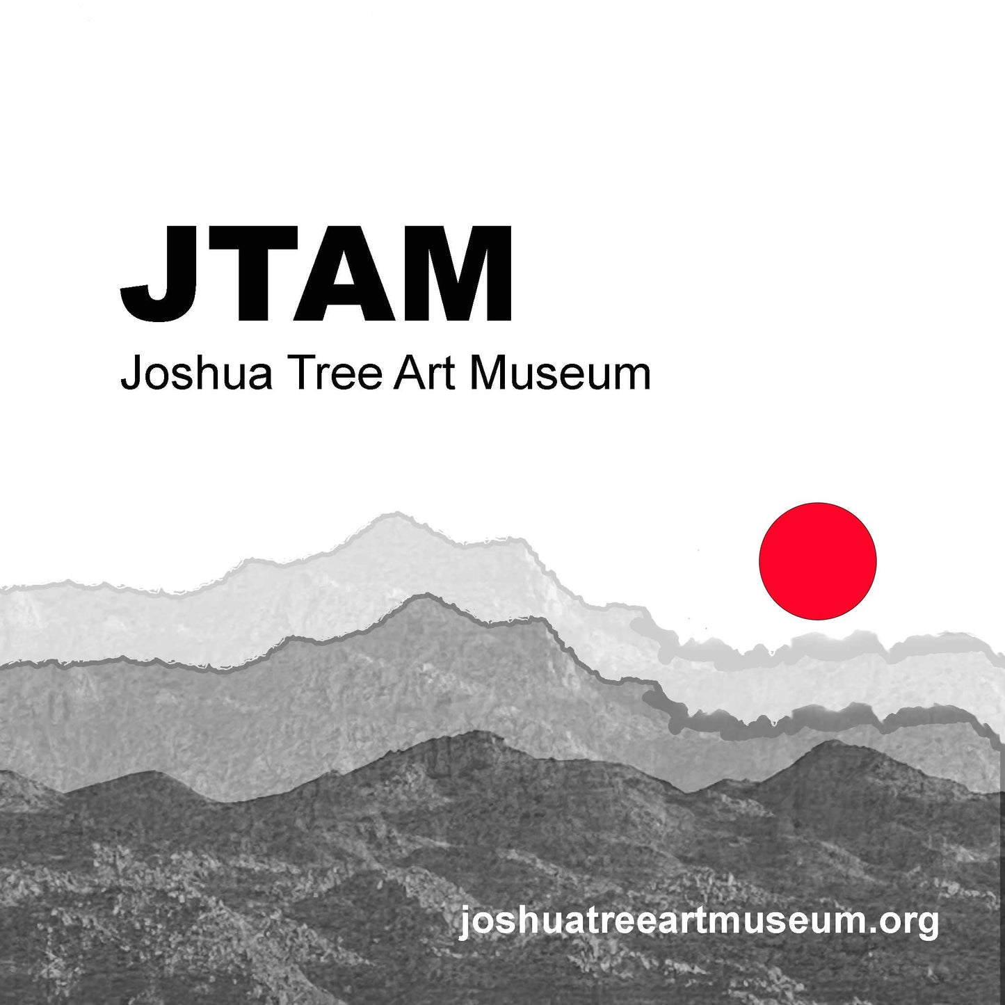 JTAM Joshua Tree Art Museum 3"X3" holographic sticker