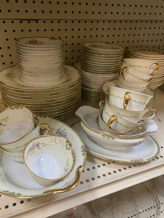 20 Service China Set from England